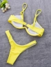 V merevítős tanga bikini