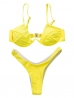 V merevítős tanga bikini