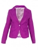 gombos női műbőr kabát