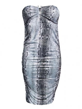 kígyóbőrmintás ruha